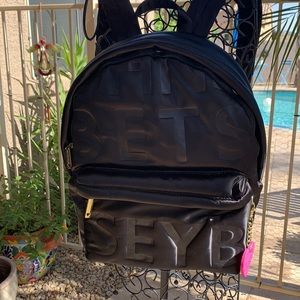 Satin Betsey Johnson full size backpack